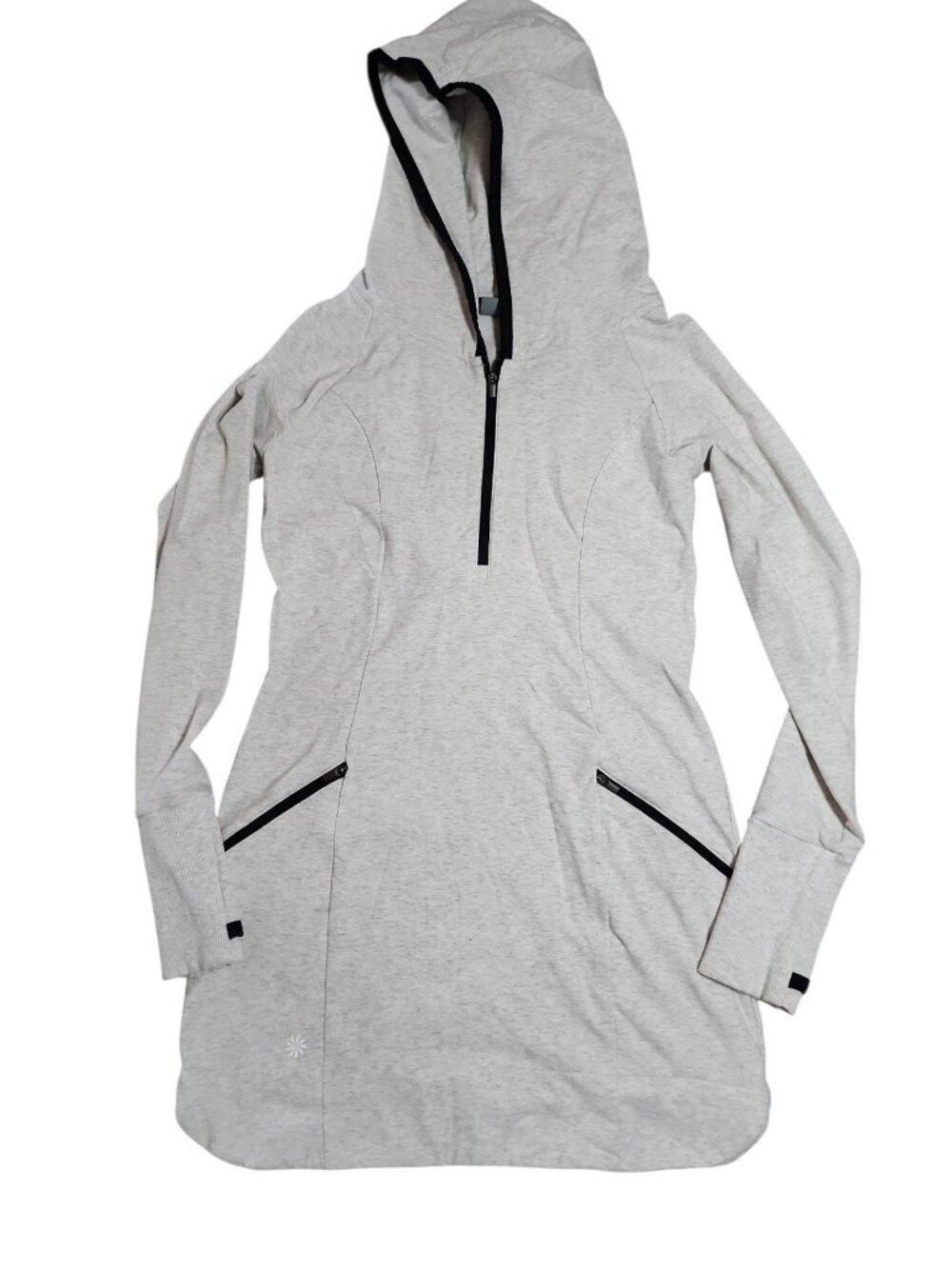 hooded sweatshirt tunic